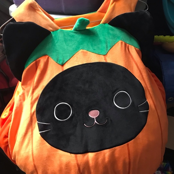 Squishmallow Pumpkin Cat Costume - Picture 1 of 2